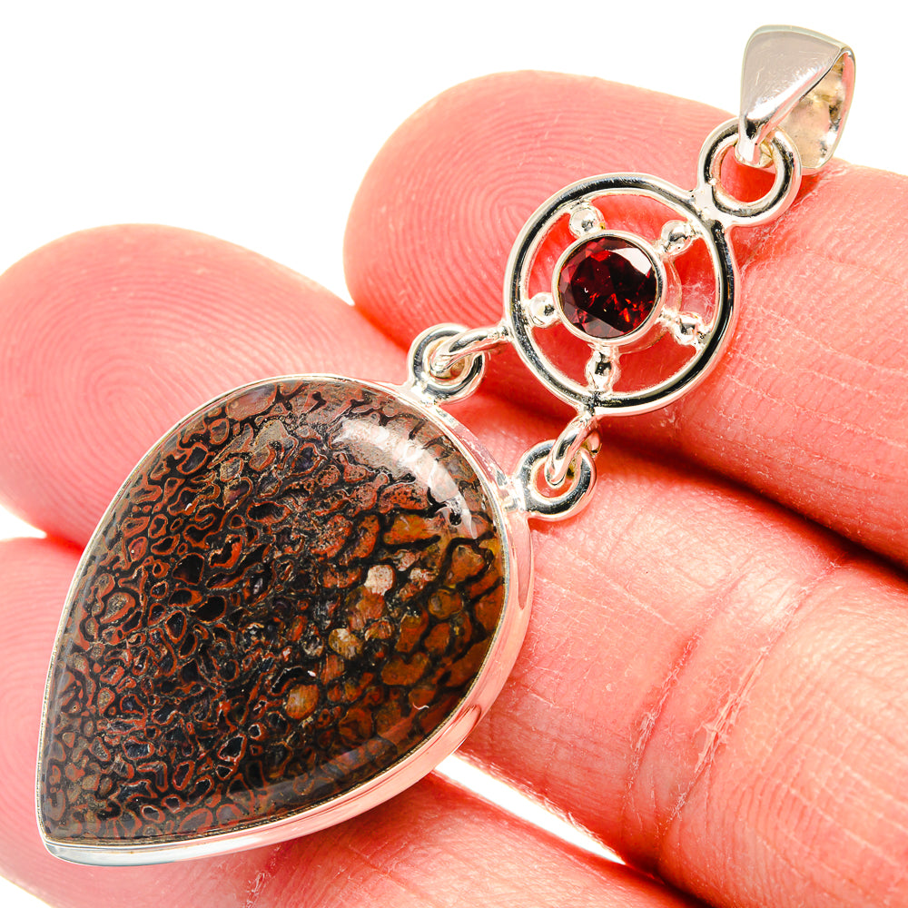 Dinosaur Bone Pendants handcrafted by Ana Silver Co - PD22299
