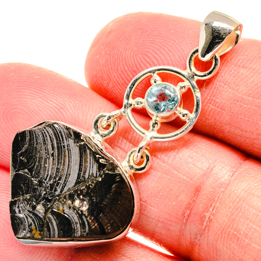 Shungite Pendants handcrafted by Ana Silver Co - PD22307