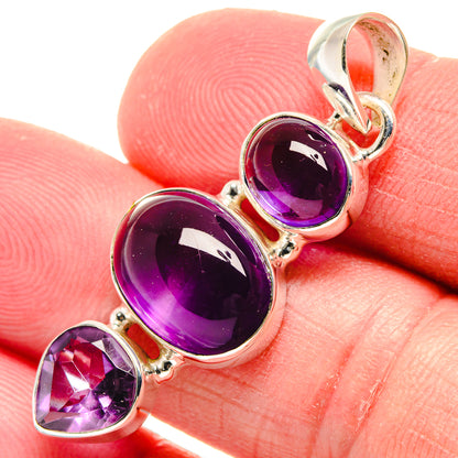 Amethyst Pendants handcrafted by Ana Silver Co - PD22316