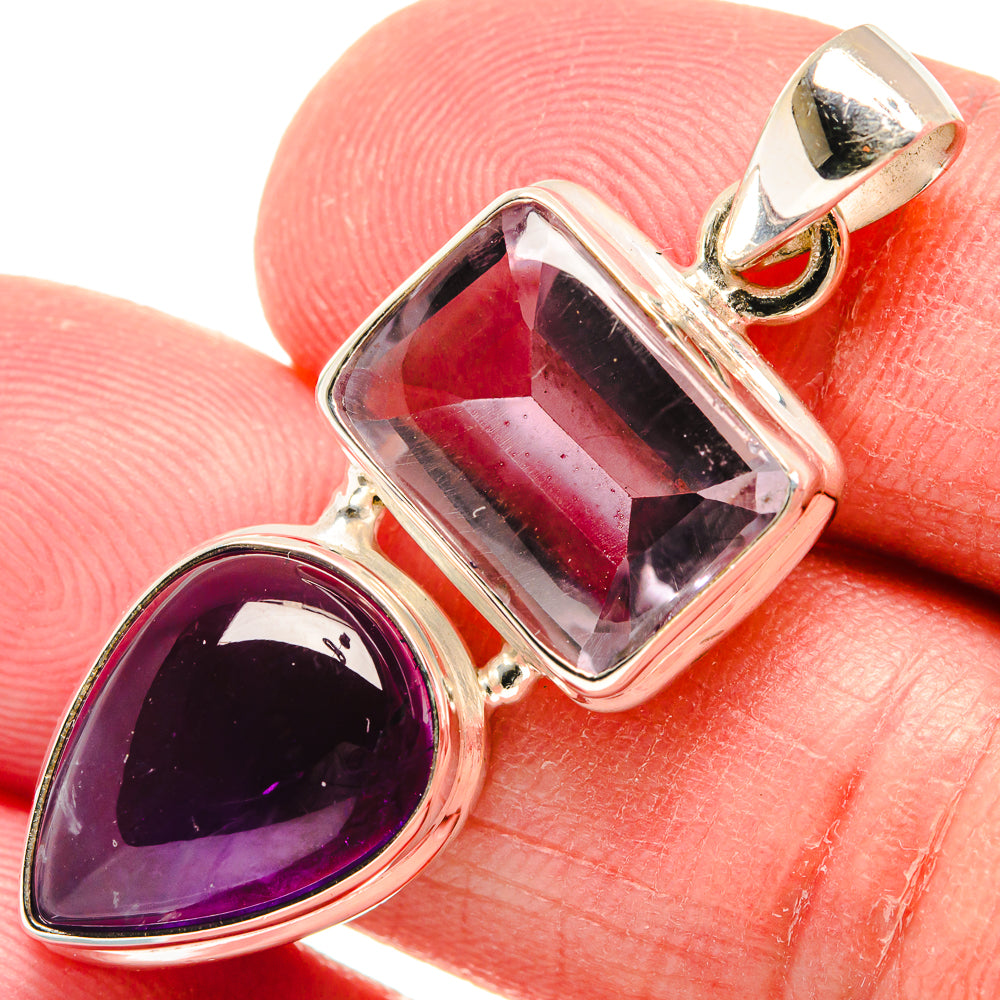 Amethyst Pendants handcrafted by Ana Silver Co - PD22319