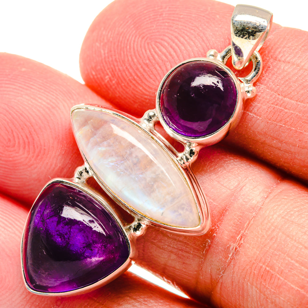 Amethyst Pendants handcrafted by Ana Silver Co - PD22326