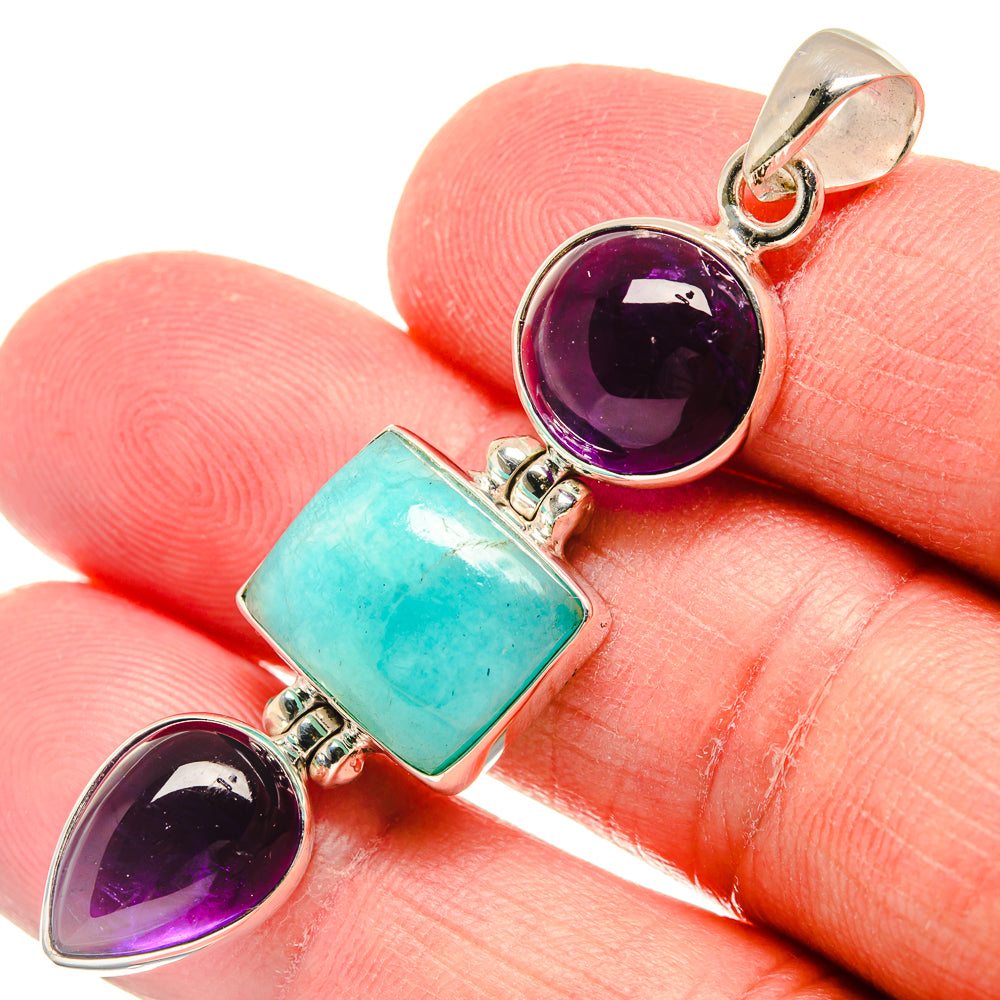 Larimar Pendants handcrafted by Ana Silver Co - PD22329