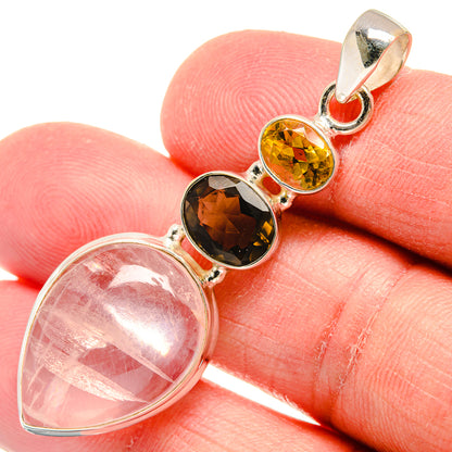 Rainbow Moonstone Pendants handcrafted by Ana Silver Co - PD22335
