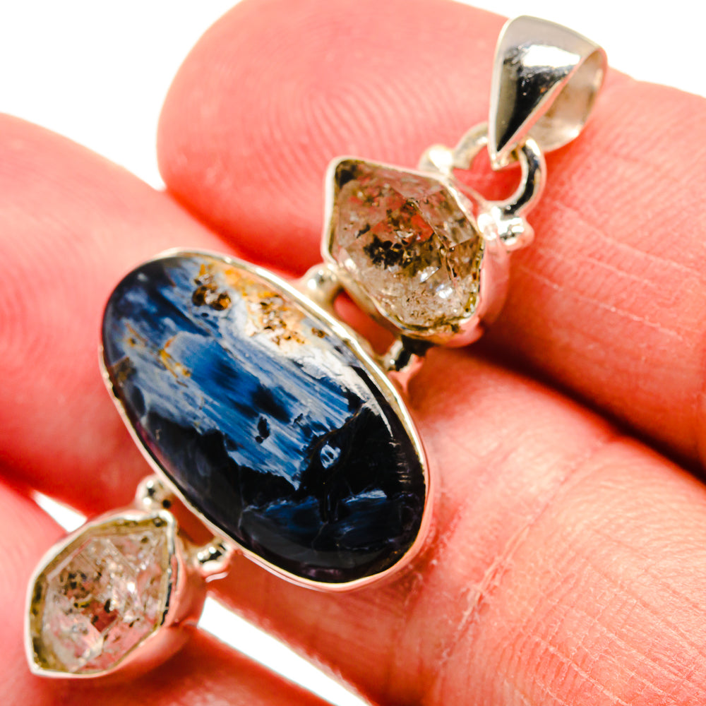 Pietersite Pendants handcrafted by Ana Silver Co - PD22340