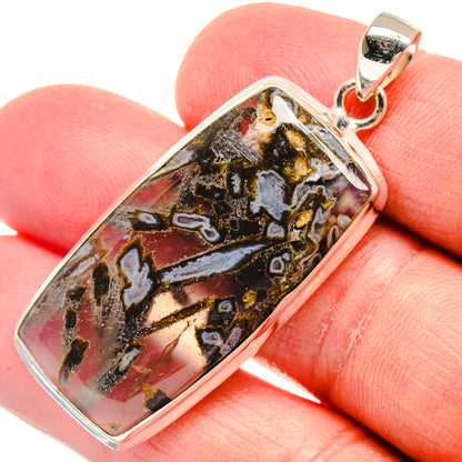 Turkish Tube Agate Pendants handcrafted by Ana Silver Co - PD22341
