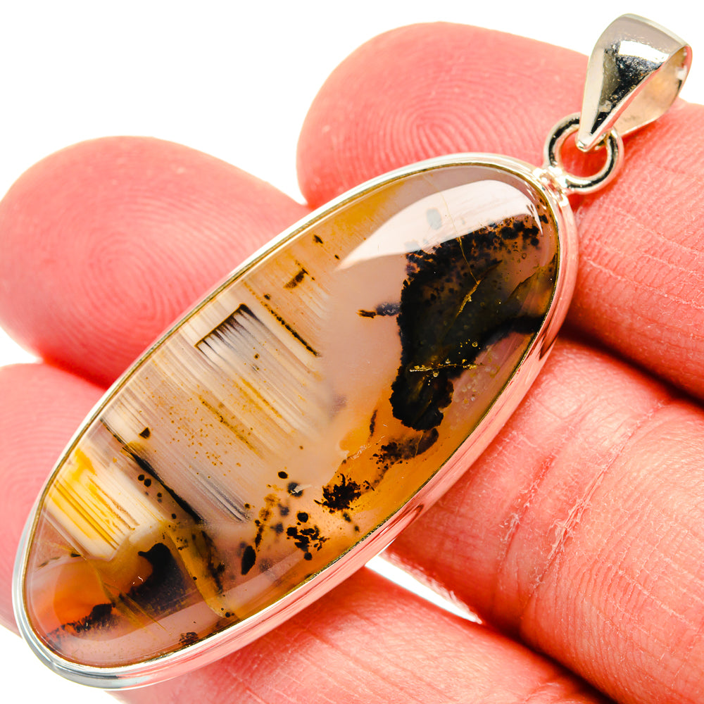 Montana Agate Pendants handcrafted by Ana Silver Co - PD22342