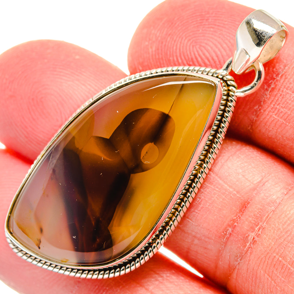 Montana Agate Pendants handcrafted by Ana Silver Co - PD22343