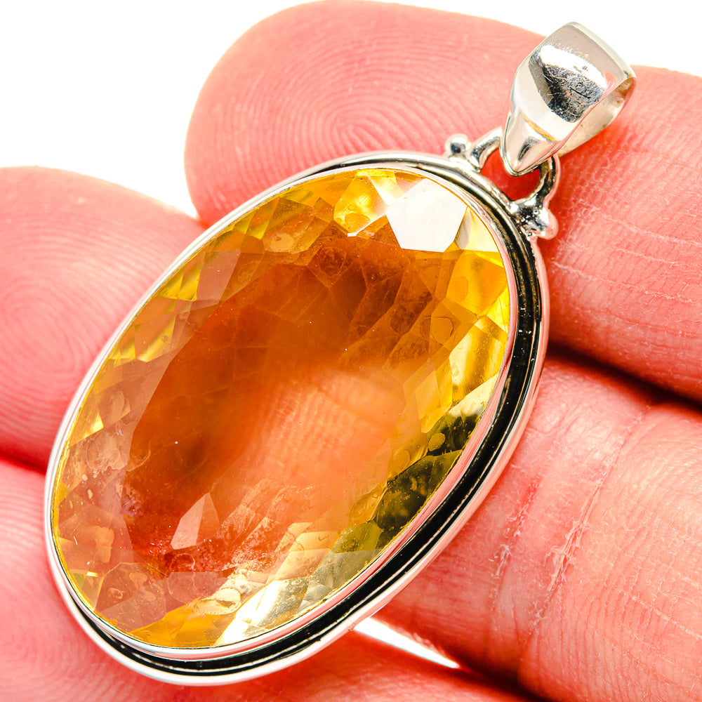 Citrine Pendants handcrafted by Ana Silver Co - PD22345