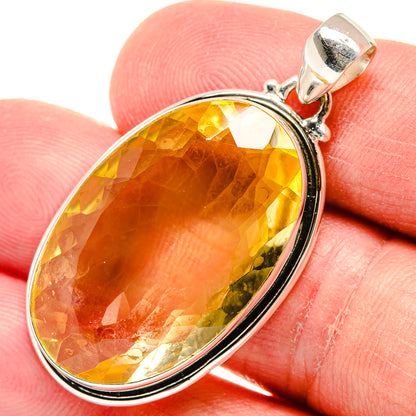 Citrine Pendants handcrafted by Ana Silver Co - PD22345
