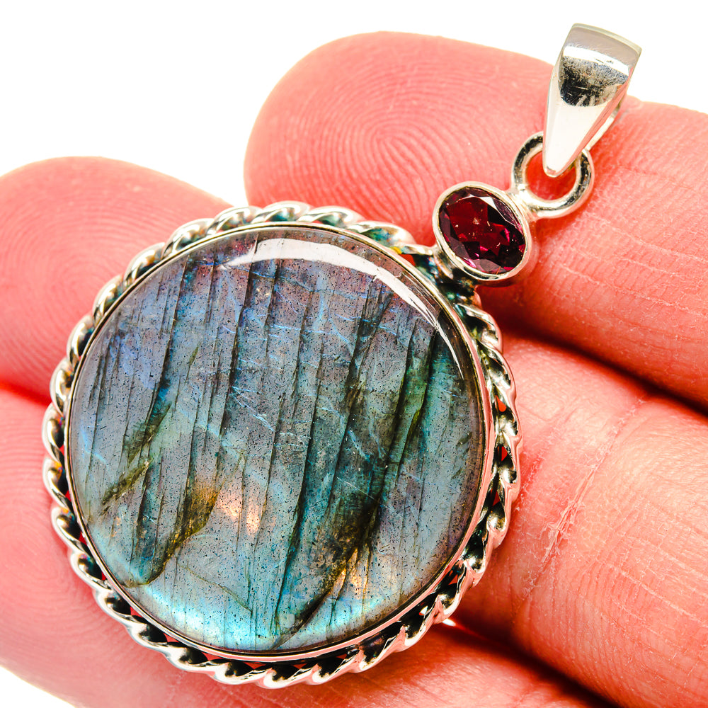 Labradorite Pendants handcrafted by Ana Silver Co - PD22353