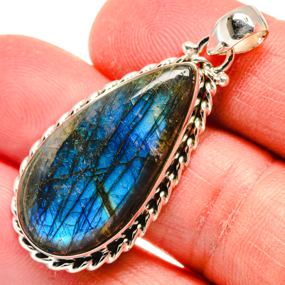 Labradorite Pendants handcrafted by Ana Silver Co - PD22355