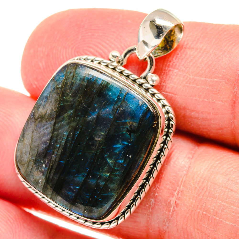Labradorite Pendants handcrafted by Ana Silver Co - PD22360
