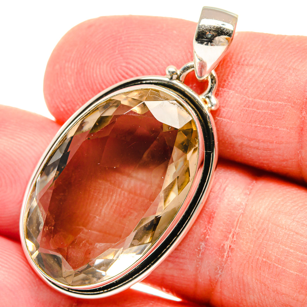 Smoky Quartz Pendants handcrafted by Ana Silver Co - PD22361