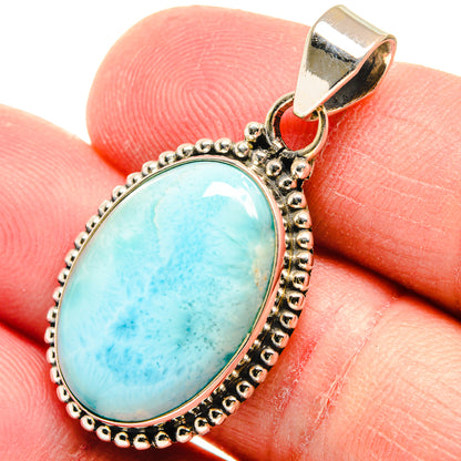 Larimar Pendants handcrafted by Ana Silver Co - PD22362