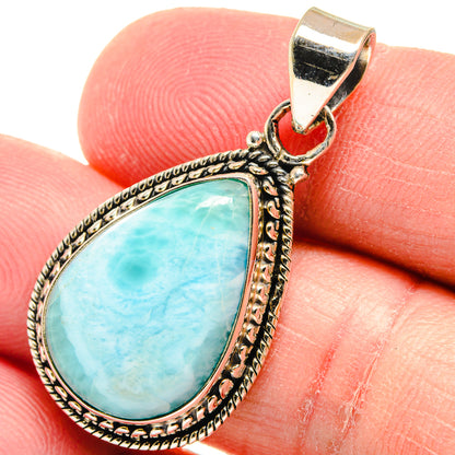 Larimar Pendants handcrafted by Ana Silver Co - PD22363