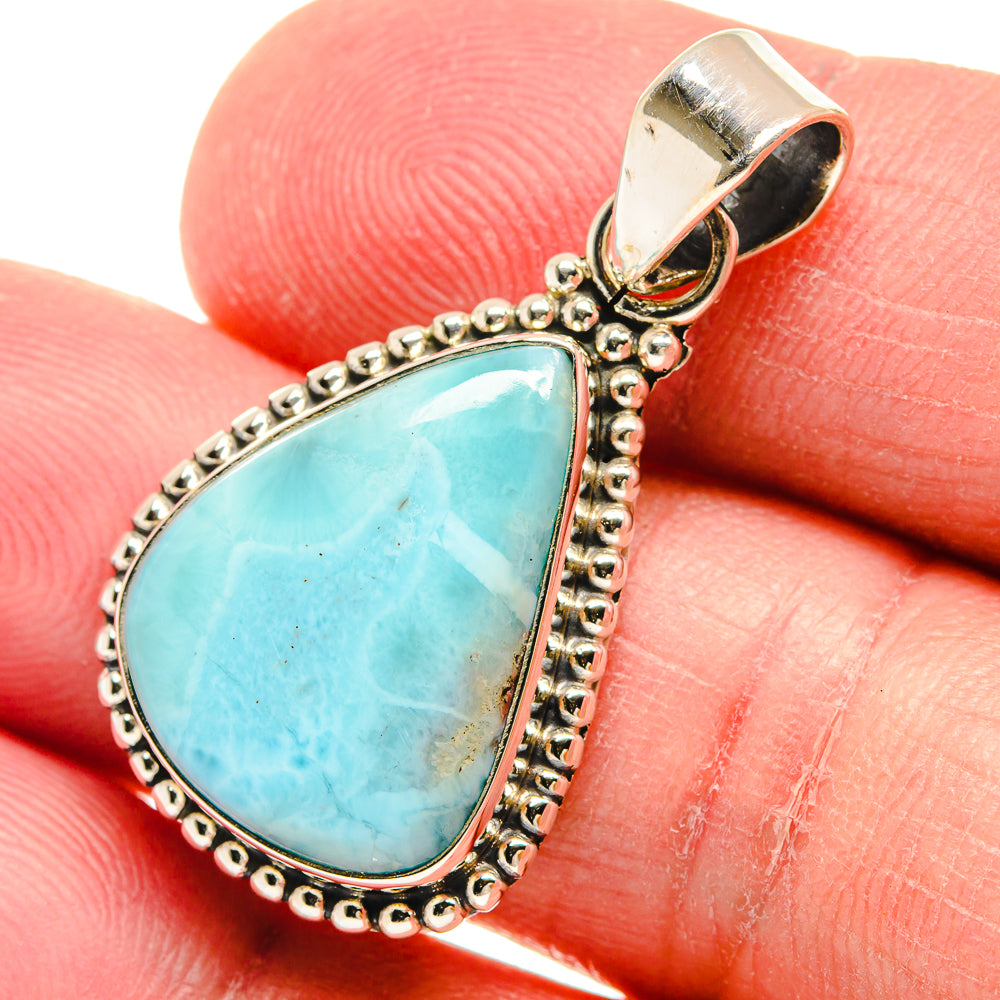 Larimar Pendants handcrafted by Ana Silver Co - PD22364