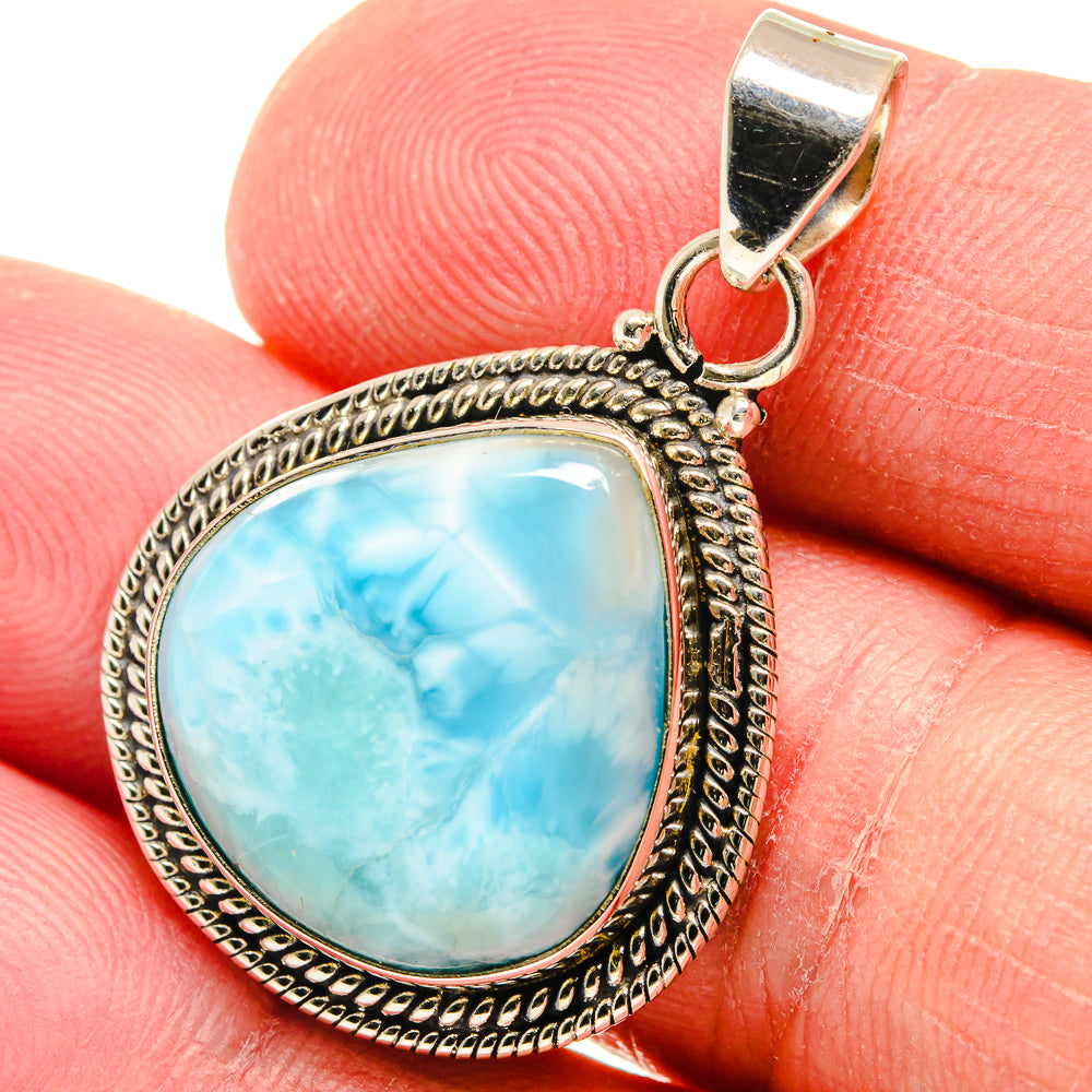 Larimar Pendants handcrafted by Ana Silver Co - PD22365