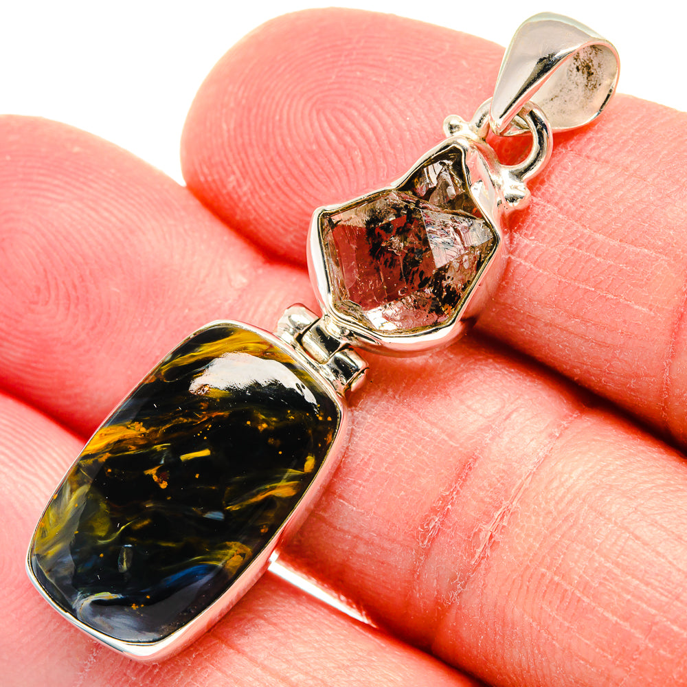 Pietersite Pendants handcrafted by Ana Silver Co - PD22367