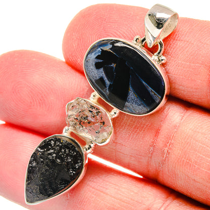 Pietersite Pendants handcrafted by Ana Silver Co - PD22368