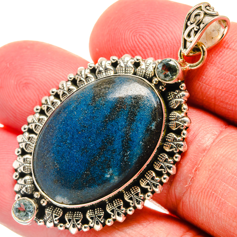 Shattuckite Pendants handcrafted by Ana Silver Co - PD22393