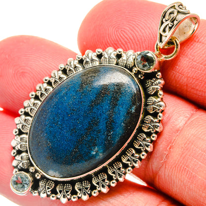 Shattuckite Pendants handcrafted by Ana Silver Co - PD22393
