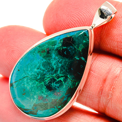 Chrysocolla Pendants handcrafted by Ana Silver Co - PD22396