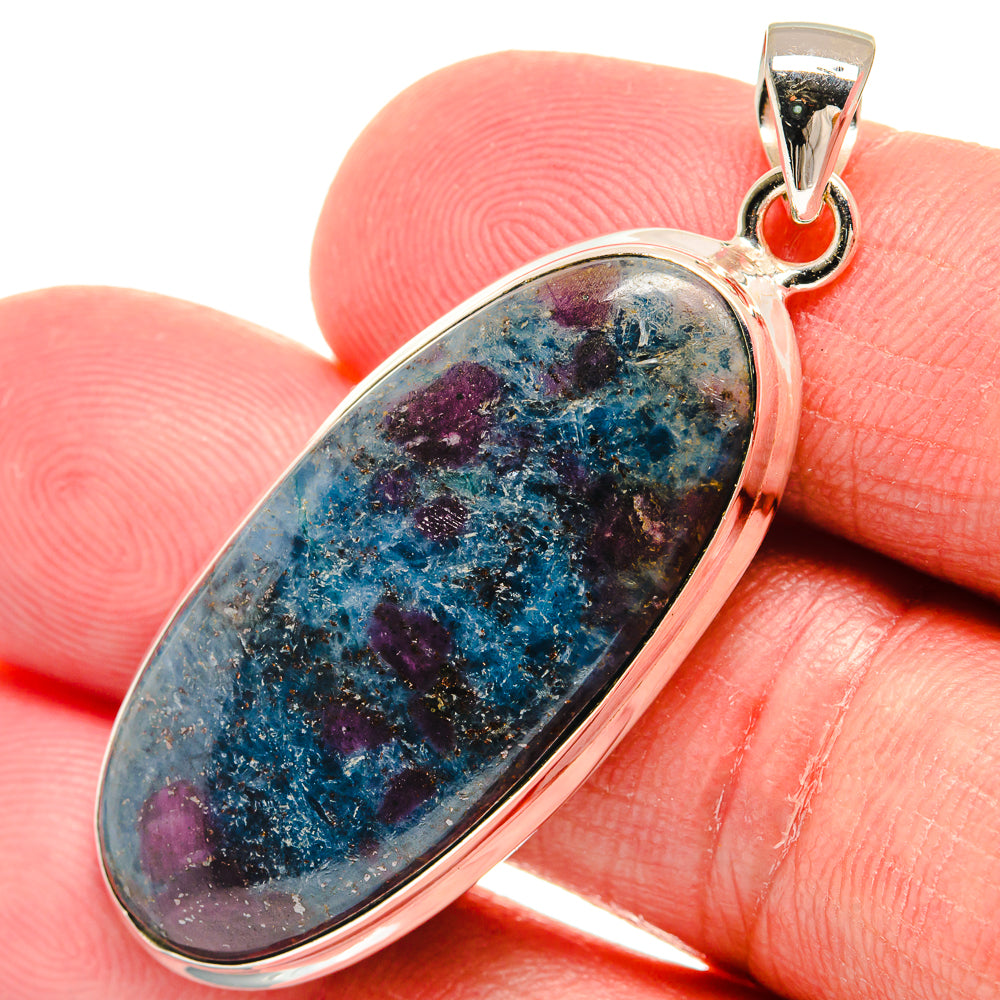 Ruby Fuchsite Pendants handcrafted by Ana Silver Co - PD22397