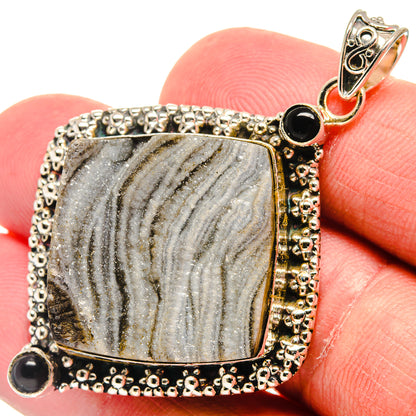 Desert Druzy Pendants handcrafted by Ana Silver Co - PD22404