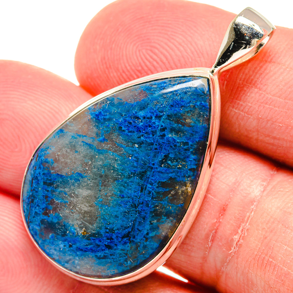 Chrysocolla In Quartz Pendants handcrafted by Ana Silver Co - PD22416