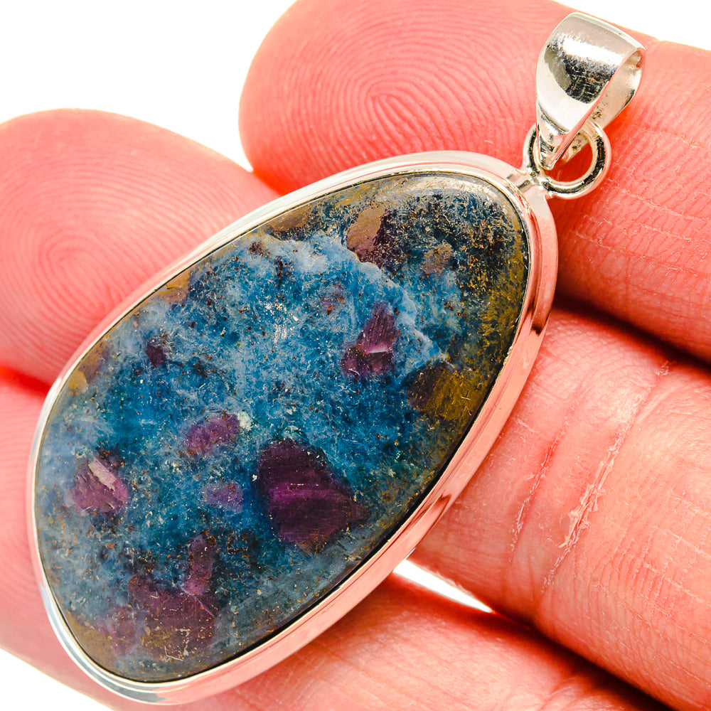Ruby Fuchsite Pendants handcrafted by Ana Silver Co - PD22418