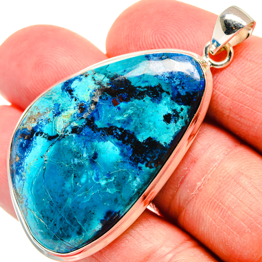 Shattuckite Pendants handcrafted by Ana Silver Co - PD22420