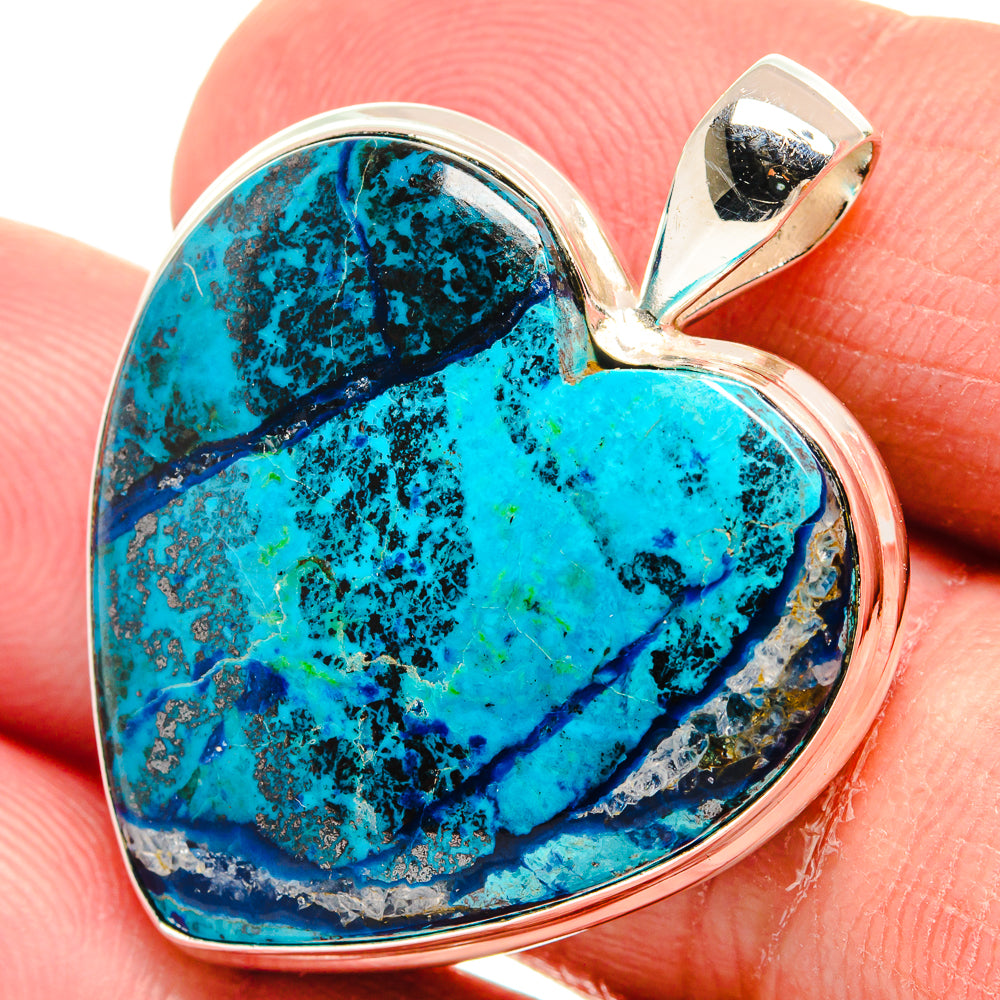 Shattuckite Pendants handcrafted by Ana Silver Co - PD22422