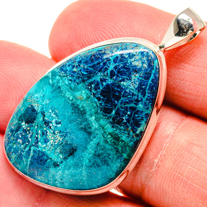 Chrysocolla Pendants handcrafted by Ana Silver Co - PD22425