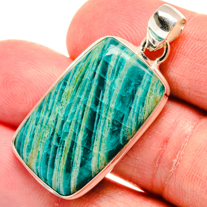Amazonite Pendants handcrafted by Ana Silver Co - PD22426