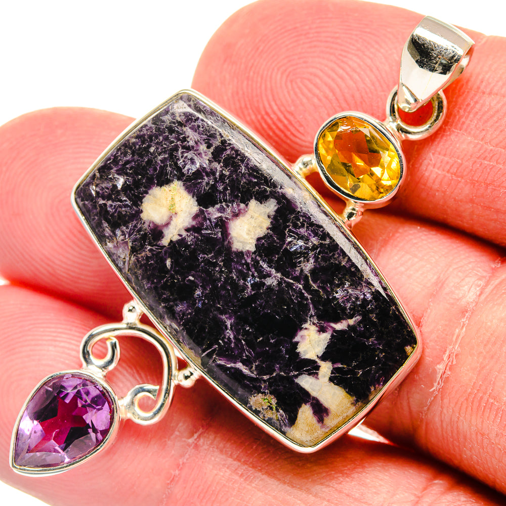 Kammererite Pendants handcrafted by Ana Silver Co - PD22428