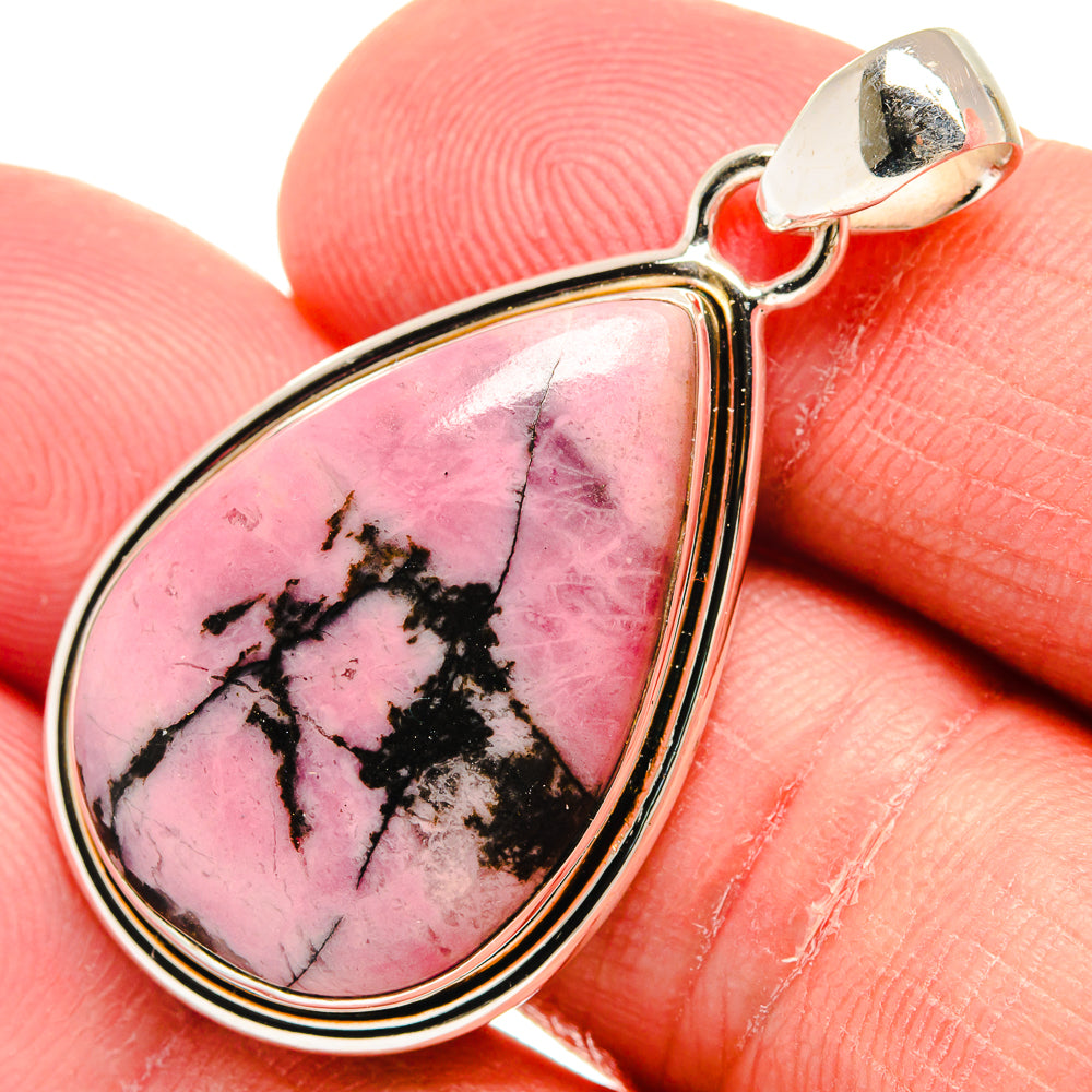 Rhodonite Pendants handcrafted by Ana Silver Co - PD22437
