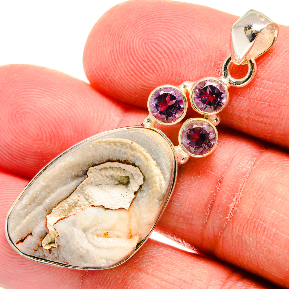 Desert Druzy Pendants handcrafted by Ana Silver Co - PD22453