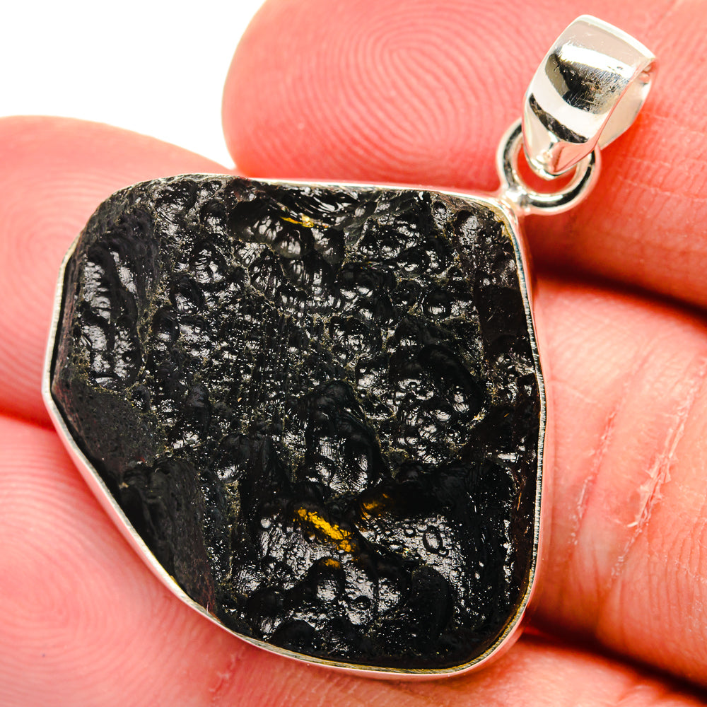 Tektite Pendants handcrafted by Ana Silver Co - PD22454