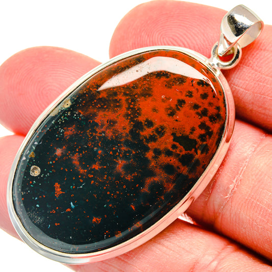 Bloodstone Pendants handcrafted by Ana Silver Co - PD22456