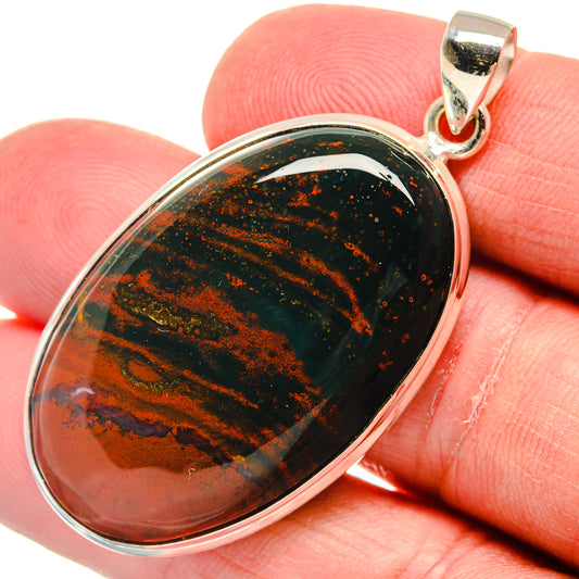 Bloodstone Pendants handcrafted by Ana Silver Co - PD22459