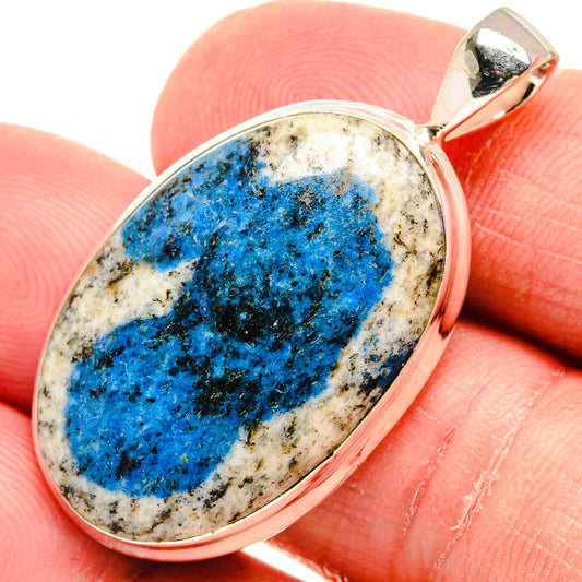 K2 Blue Azurite Pendants handcrafted by Ana Silver Co - PD22463