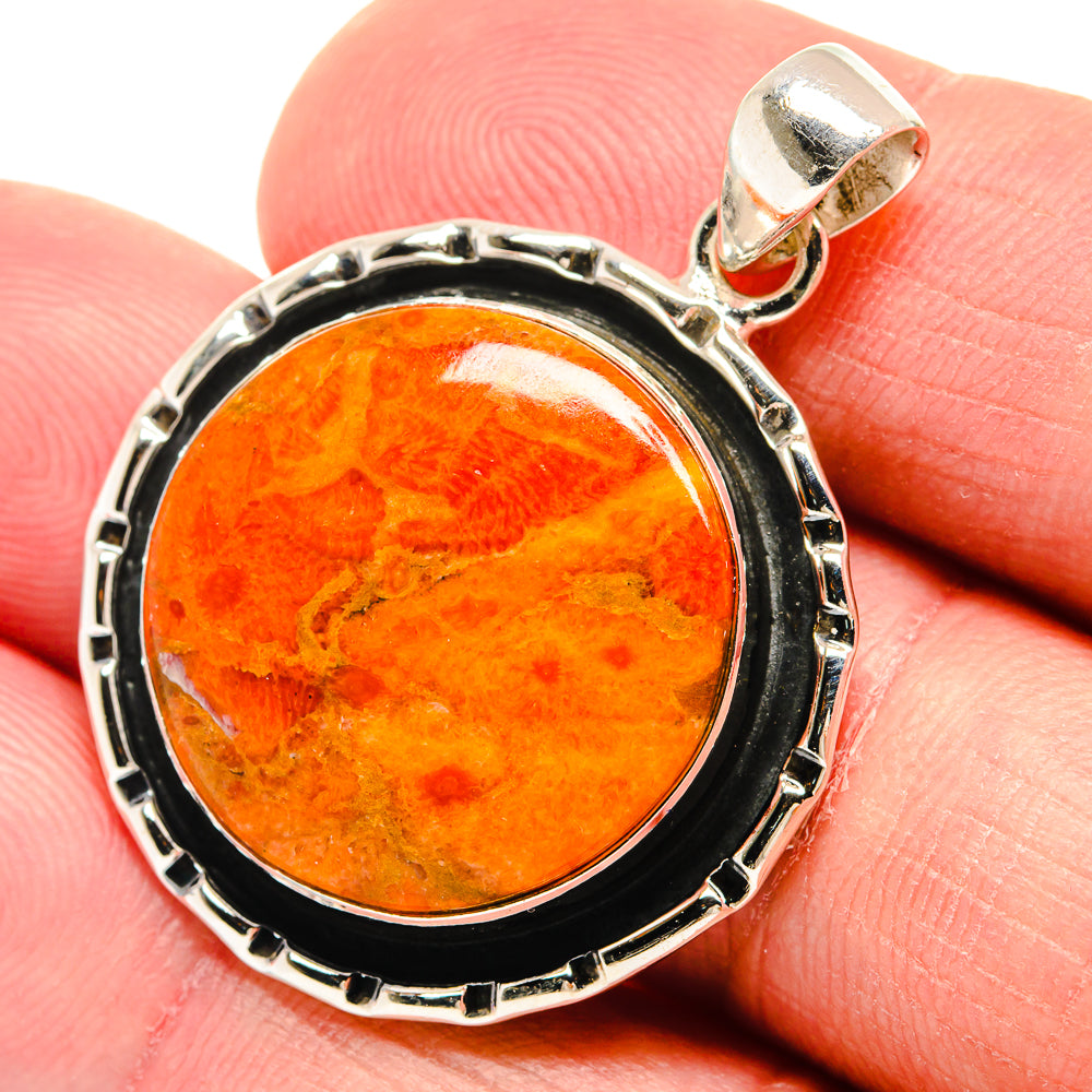 Sponge Coral Pendants handcrafted by Ana Silver Co - PD22480