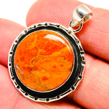 Sponge Coral Pendants handcrafted by Ana Silver Co - PD22480