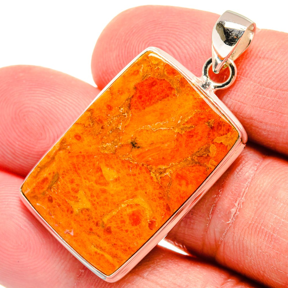 Sponge Coral Pendants handcrafted by Ana Silver Co - PD22483