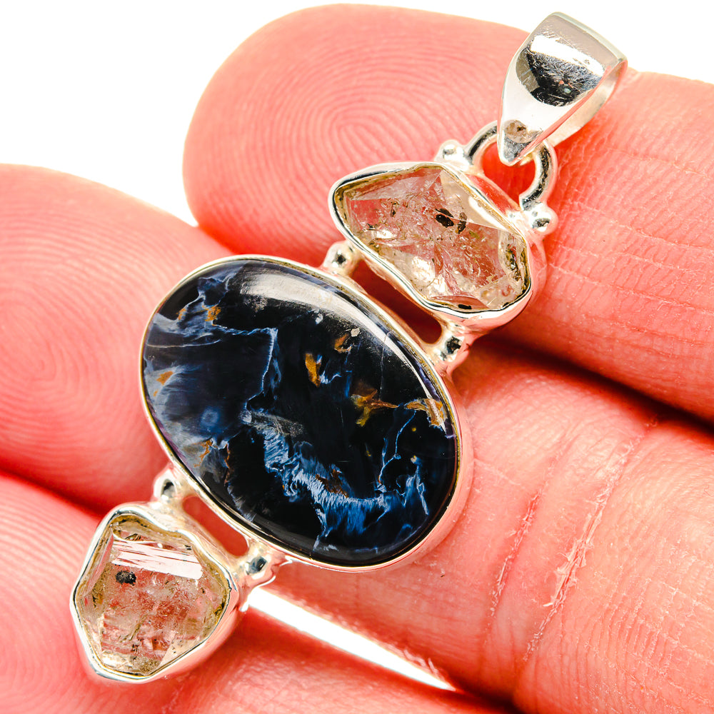 Pietersite Pendants handcrafted by Ana Silver Co - PD22492
