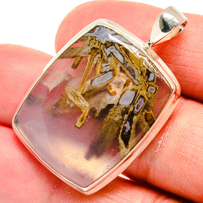 Turkish Tube Agate Pendants handcrafted by Ana Silver Co - PD22508