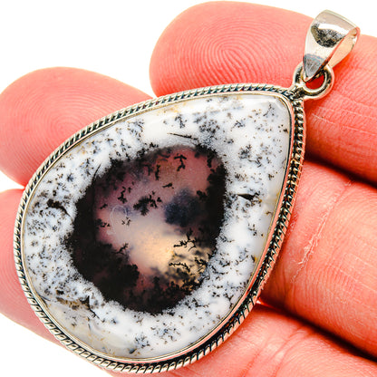 Dendritic Opal Pendants handcrafted by Ana Silver Co - PD22509
