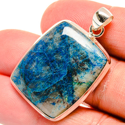 Chrysocolla In Quartz Pendants handcrafted by Ana Silver Co - PD22512