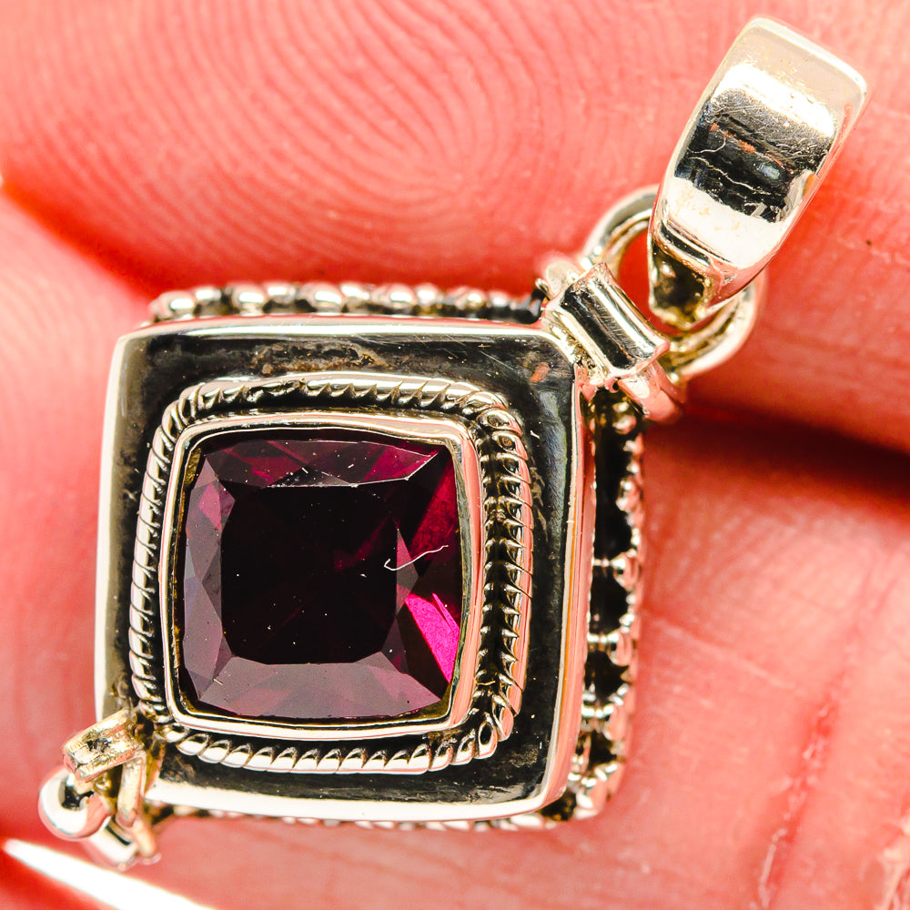 Garnet Pendants handcrafted by Ana Silver Co - PD22514
