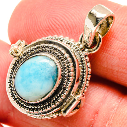 Larimar Pendants handcrafted by Ana Silver Co - PD22518